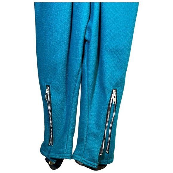 ROTHSCHILD Girls Wool Velvet Turquoise Blue Coat and Snow Pants Leggings Size 4 - Picture 11 of 13